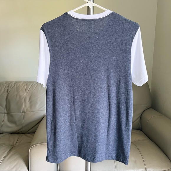 NEW GUESS Factory Mens Truman Logo Graphic Crewneck Short Sleeve Tee Sz S/P Gray - Picture 10 of 11